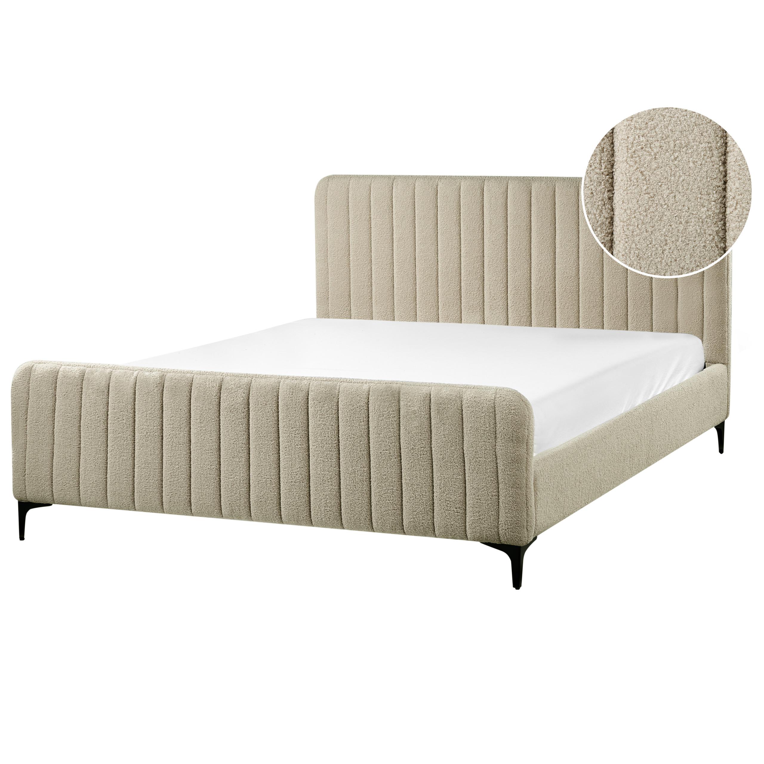 wohnli-moebel-suche-800001073068 Wohnli Möbelsuche - POLSTERBETT mit Lattenrost 160x200 cm Beige Lunan