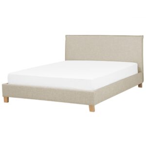 Wohnli Möbelsuche - POLSTERBETT mit Lattenrost 180x200 cm Beige Sennez
