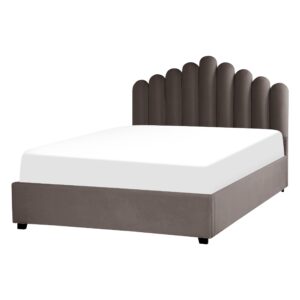 wohnli-moebel-suche-800001073087-1 POLSTERBETT 140x200 cm Beige Vincennes Textil Beliani Möbel > Betten > Polsterbetten Taupe