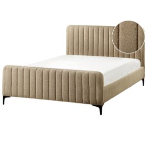 wohnli-moebel-suche-800001073089 Wohnli Möbelsuche - POLSTERBETT mit Lattenrost 140x200 cm Beige Lunan