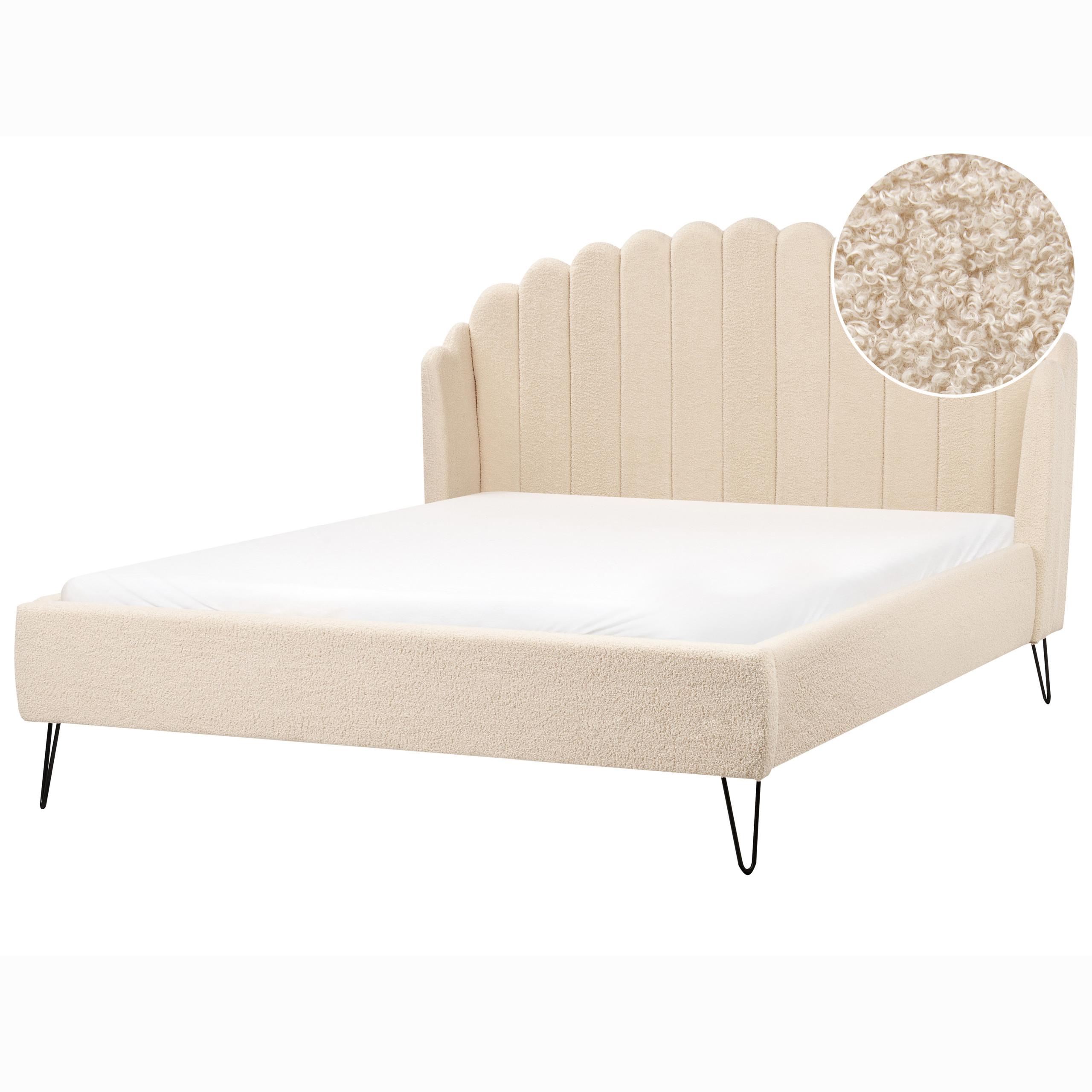 Wohnli Möbelsuche - POLSTERBETT mit Lattenrost 160x200 cm Beige Ambillou