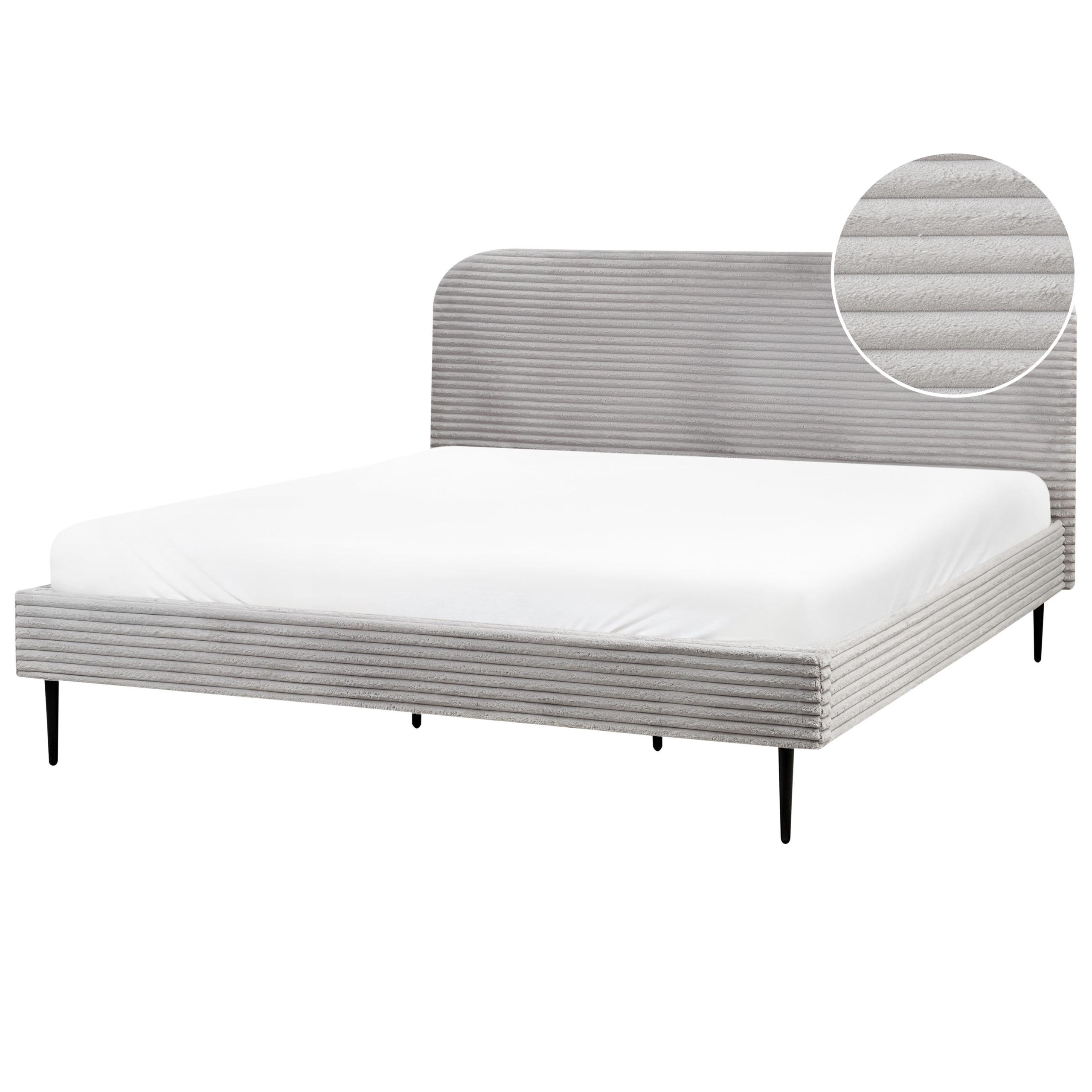 wohnli-moebel-suche-800001073092 Wohnli Möbelsuche - POLSTERBETT mit Lattenrost 180x200 cm Grau Flayat