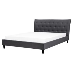 wohnli-moebel-suche-800001073093 Wohnli Möbelsuche - POLSTERBETT mit Lattenrost 160x200 cm Grau Saverne