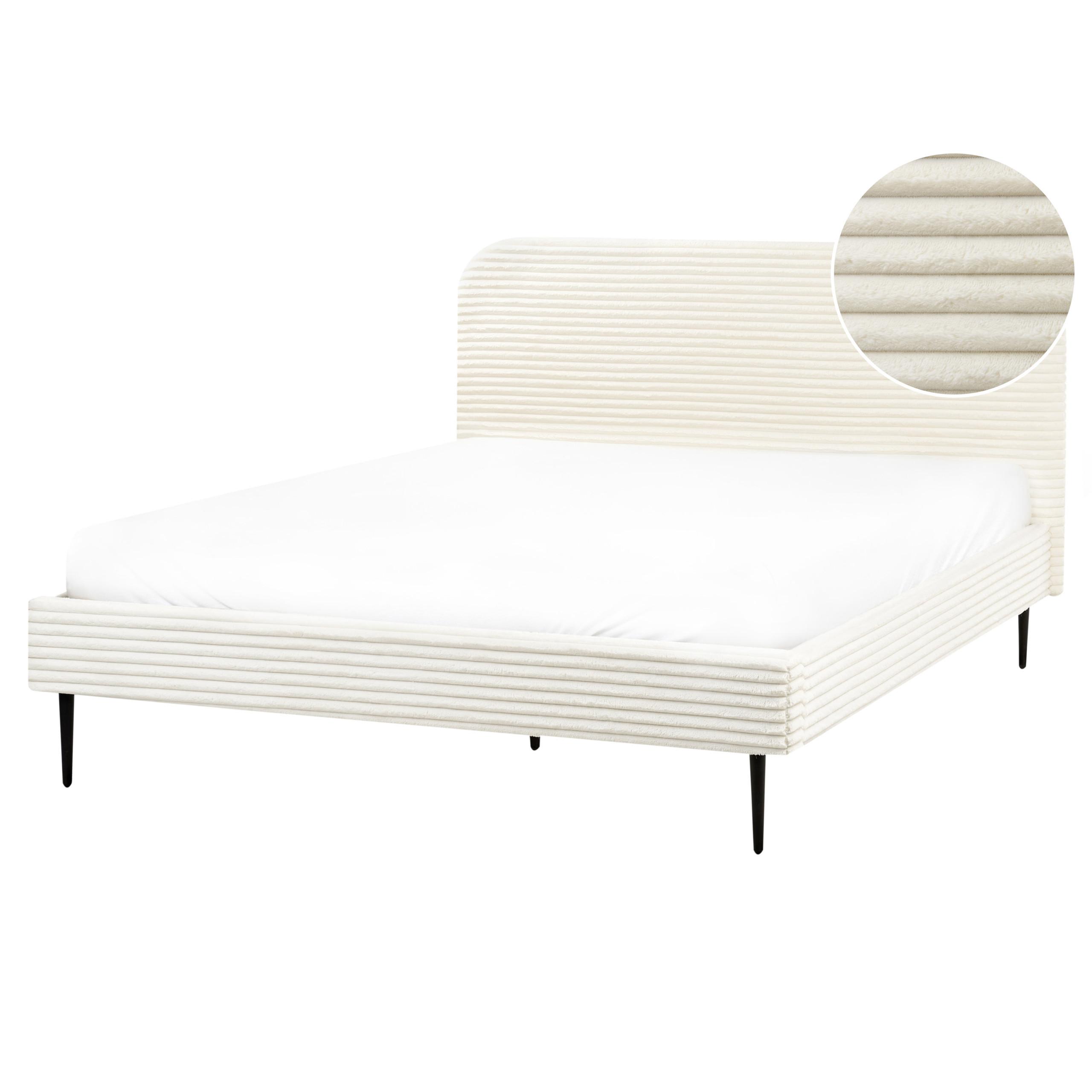 wohnli-moebel-suche-800001073103 Wohnli Möbelsuche - POLSTERBETT mit Lattenrost 160x200 cm Weiß Flayat