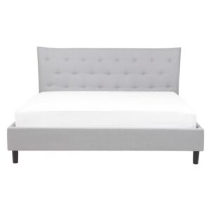 wohnli-moebel-suche-800001073107-1 POLSTERBETT mit Lattenrost 160x200 cm Grau Saverne Textil Beliani Möbel > Betten > Polsterbetten Grau