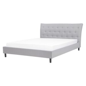 wohnli-moebel-suche-800001073107 Wohnli Möbelsuche - POLSTERBETT mit Lattenrost 160x200 cm Grau Saverne