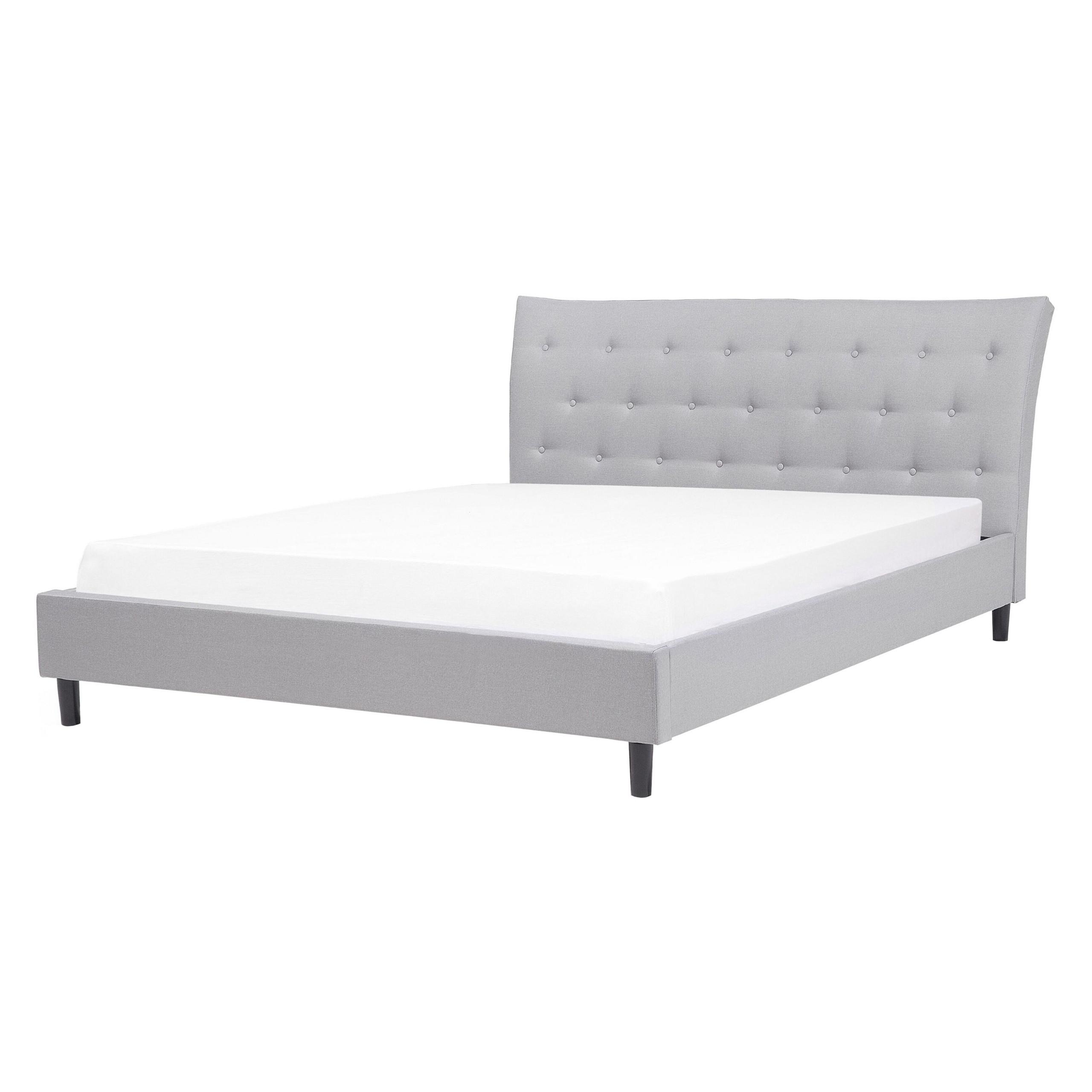 wohnli-moebel-suche-800001073107 Wohnli Möbelsuche - POLSTERBETT mit Lattenrost 160x200 cm Grau Saverne