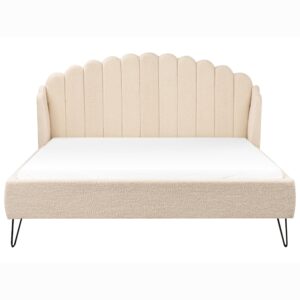 wohnli-moebel-suche-800001073109-1 POLSTERBETT mit Lattenrost 180x200 cm Beige Ambillou Textil Beliani Möbel > Betten > Polsterbetten Beige