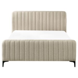 wohnli-moebel-suche-800001073111-1 POLSTERBETT mit Lattenrost 140x200 cm Beige Lunan Textil Beliani Möbel > Betten > Polsterbetten Beige