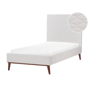 wohnli-moebel-suche-800001073114 Wohnli Möbelsuche - POLSTERBETT mit Lattenrost 90x200 cm Weiß Bayonne