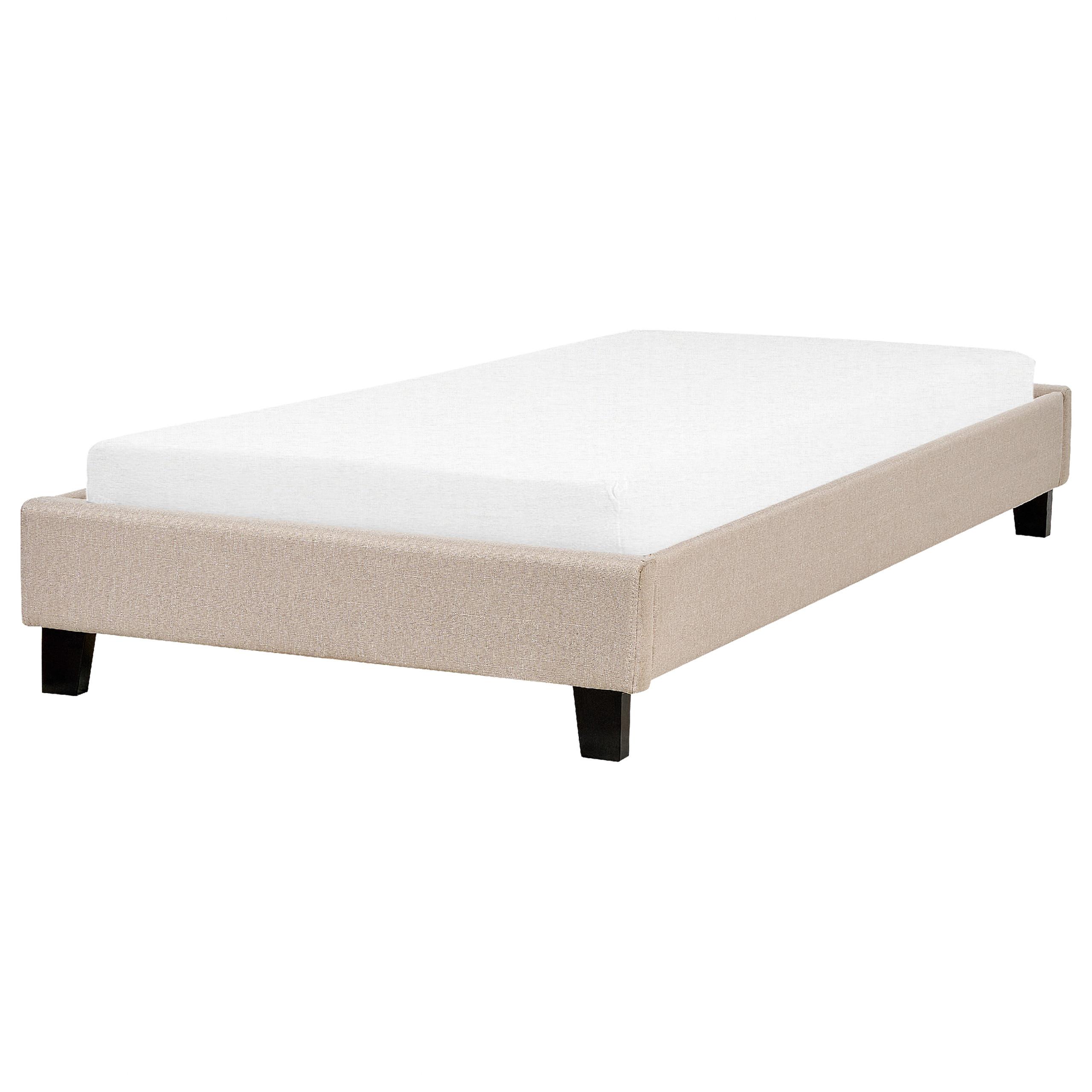Wohnli Möbelsuche - POLSTERBETT mit Lattenrost 90x200 cm Beige Roanne