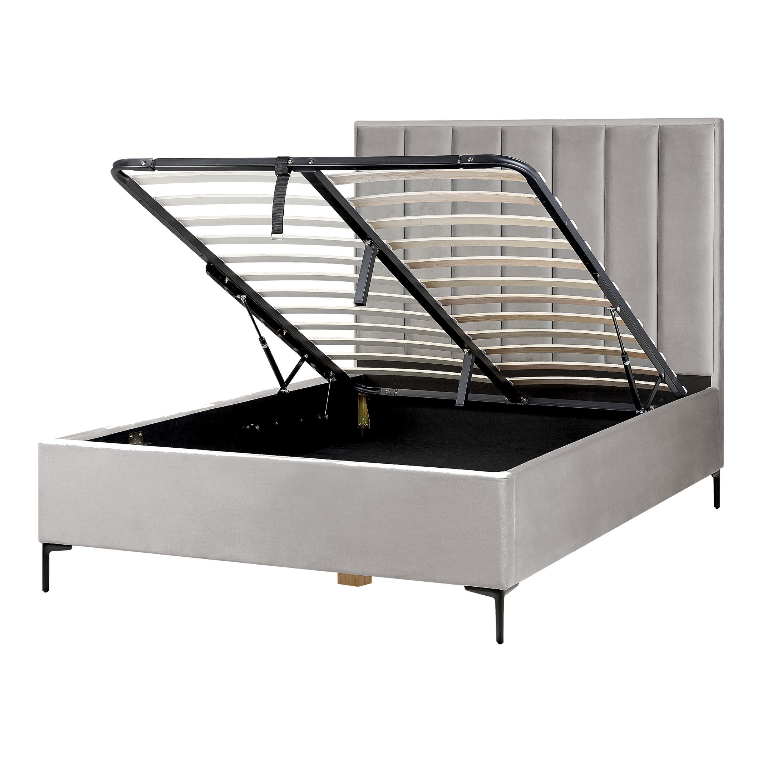 wohnli-moebel-suche-800001073120 Wohnli Möbelsuche - POLSTERBETT 140x200 cm Grau Sezanne
