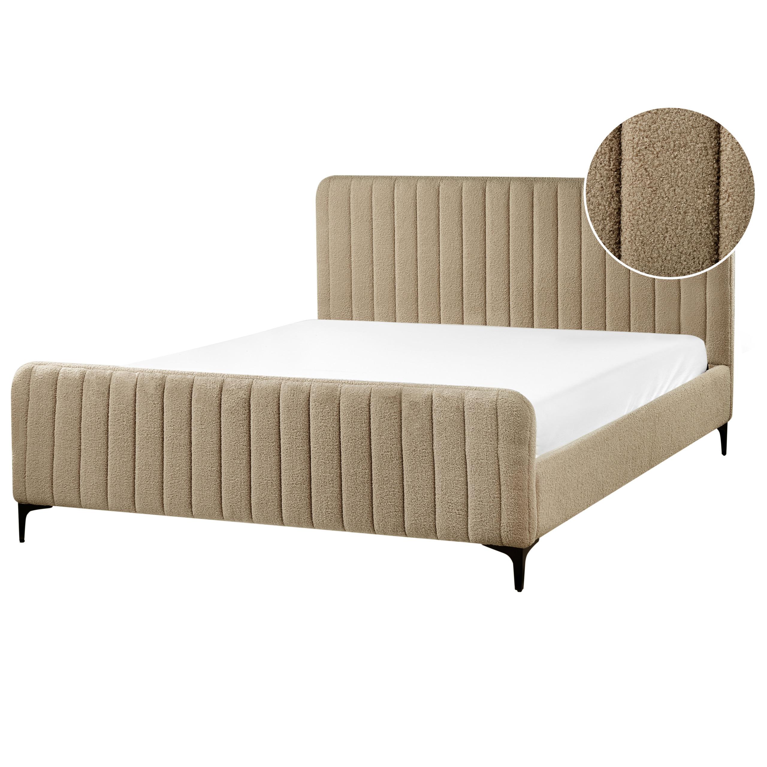 wohnli-moebel-suche-800001073124 Wohnli Möbelsuche - POLSTERBETT mit Lattenrost 160x200 cm Beige Lunan