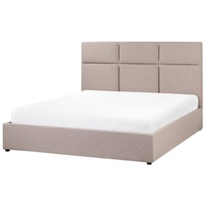 wohnli-moebel-suche-800001073136-1 POLSTERBETT 160x200 cm Beige Lagord Textil Beliani Möbel > Betten > Polsterbetten Taupe
