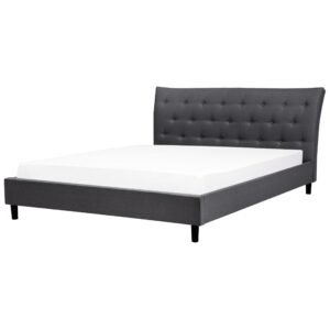 wohnli-moebel-suche-800001073138 Wohnli Möbelsuche - POLSTERBETT mit Lattenrost 180x200 cm Grau Saverne