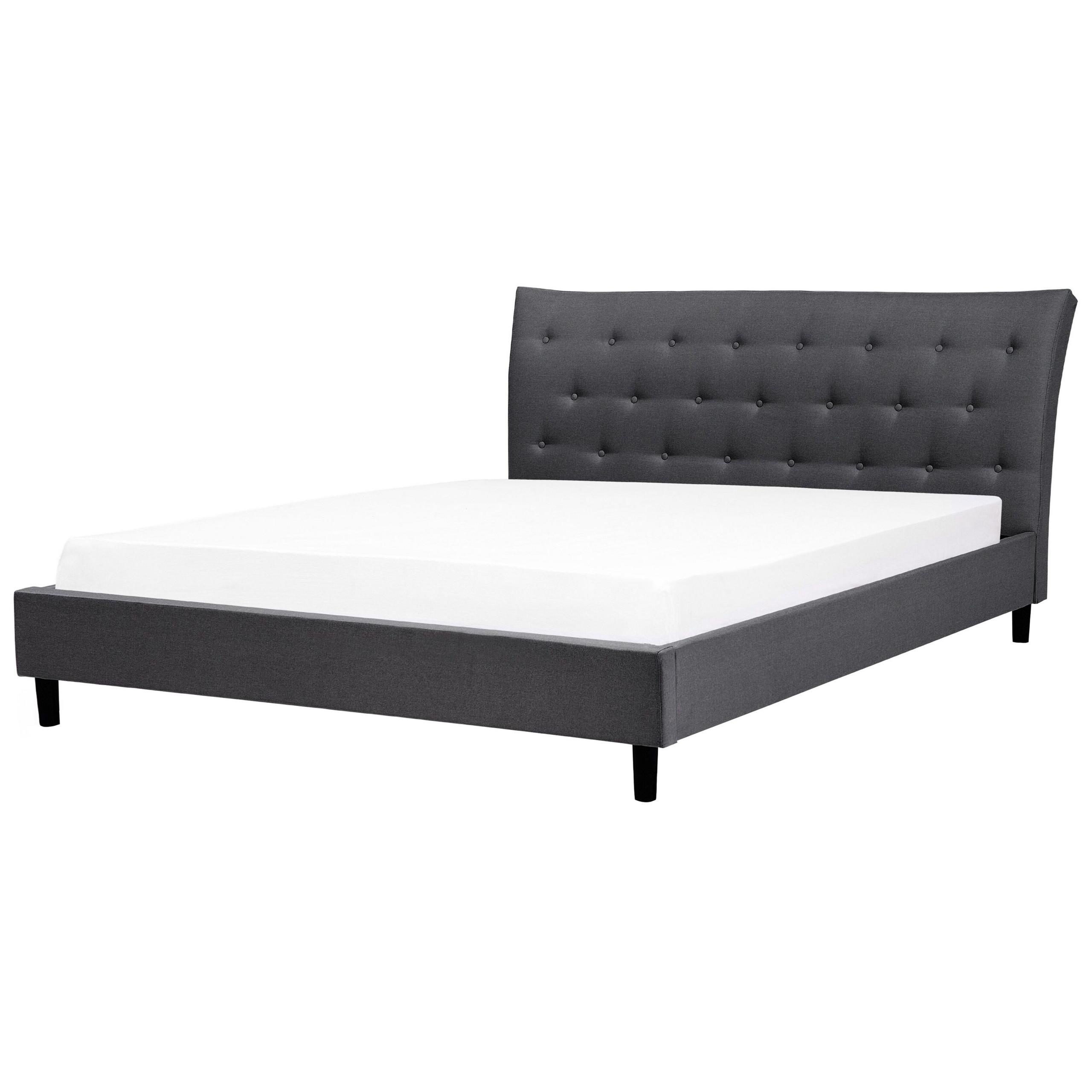 wohnli-moebel-suche-800001073138 Wohnli Möbelsuche - POLSTERBETT mit Lattenrost 180x200 cm Grau Saverne