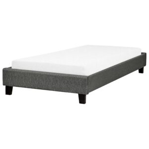 wohnli-moebel-suche-800001073143 Wohnli Möbelsuche - POLSTERBETT mit Lattenrost 90x200 cm Grau Roanne