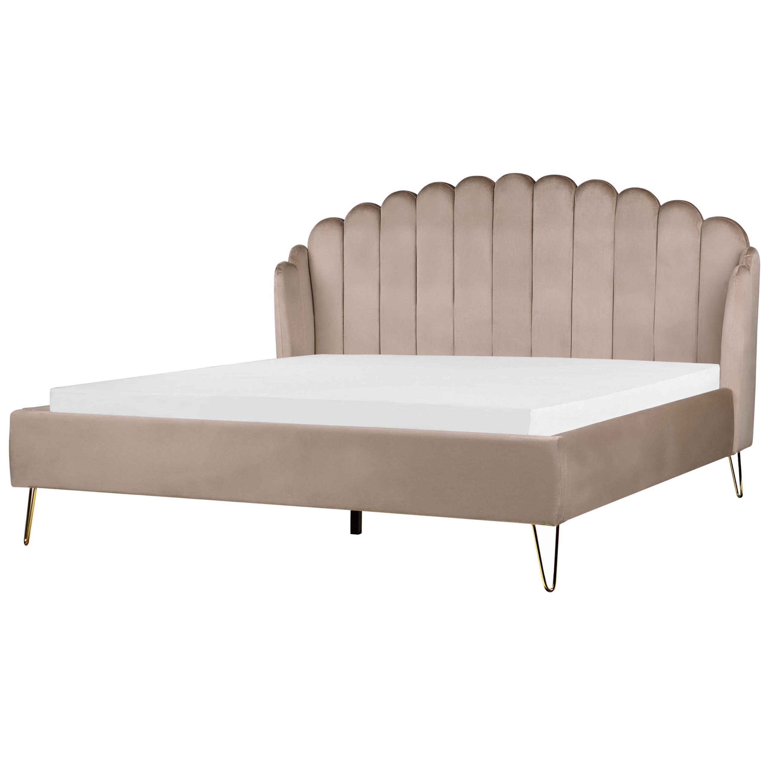 wohnli-moebel-suche-800001073146 Wohnli Möbelsuche - POLSTERBETT mit Lattenrost 180x200 cm Beige Ambillou