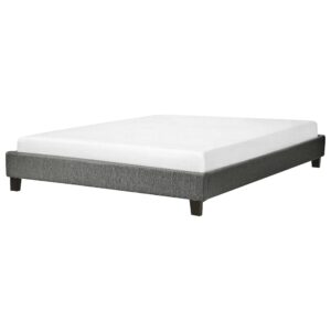 wohnli-moebel-suche-800001073151 Wohnli Möbelsuche - POLSTERBETT mit Lattenrost 160x200 cm Grau Roanne
