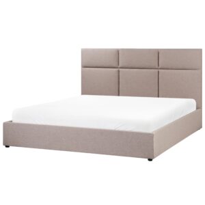 wohnli-moebel-suche-800001073153-1 POLSTERBETT 180x200 cm Beige Lagord Textil Beliani Möbel > Betten > Polsterbetten Taupe