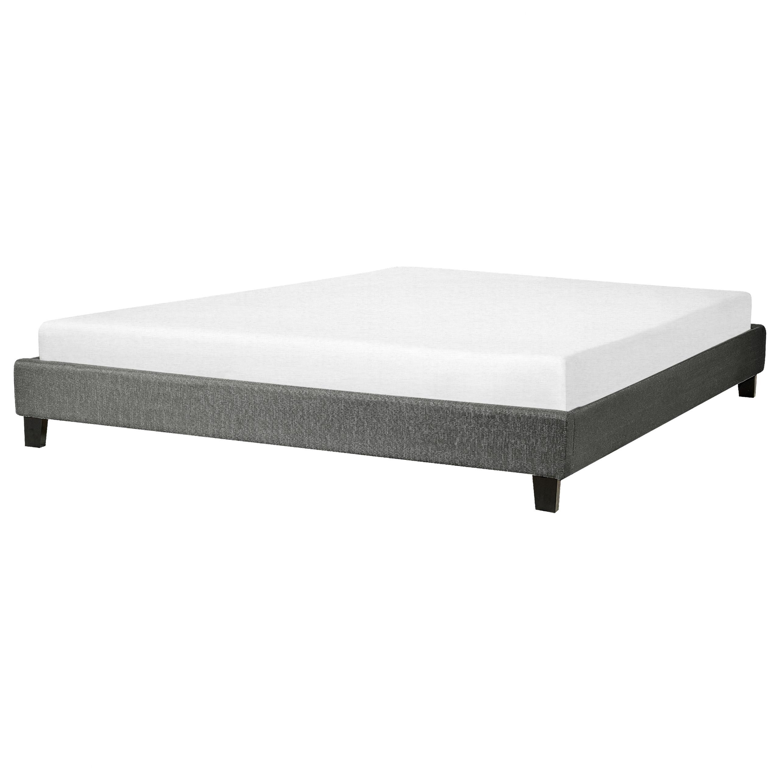 wohnli-moebel-suche-800001073157 Wohnli Möbelsuche - POLSTERBETT mit Lattenrost 180x200 cm Grau Roanne