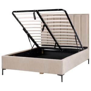 wohnli-moebel-suche-800001073162 Wohnli Möbelsuche - POLSTERBETT 140x200 cm Beige Sezanne