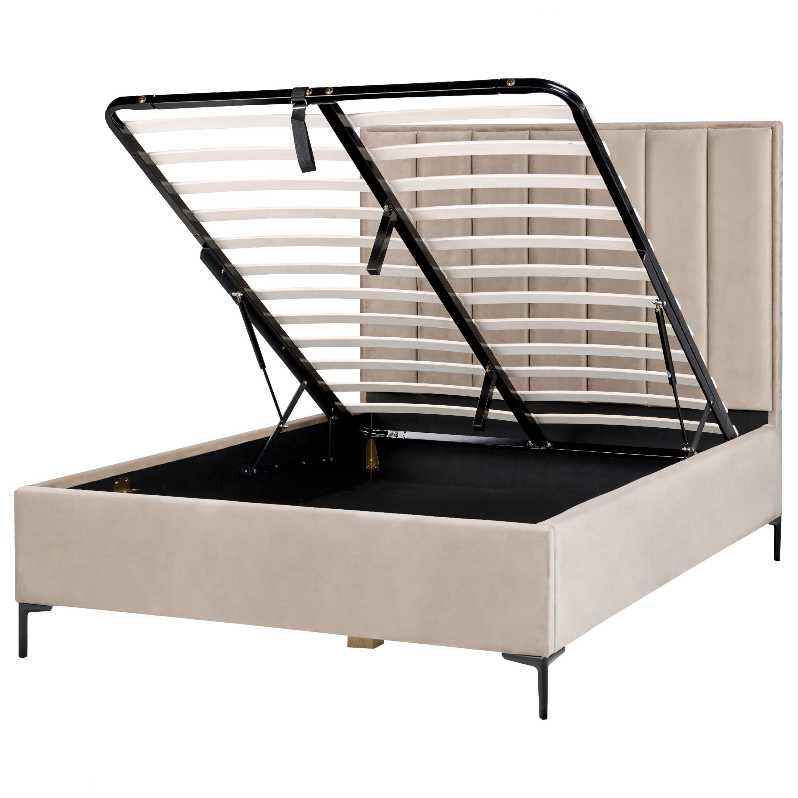 wohnli-moebel-suche-800001073162 Wohnli Möbelsuche - POLSTERBETT 140x200 cm Beige Sezanne