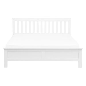 wohnli-moebel-suche-800001073194-1 BETT mit Lattenrost 140x200 cm Weiß Mayenne Holz Beliani Möbel > Betten Weiß