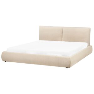 wohnli-moebel-suche-800001073196-1 POLSTERBETT mit Lattenrost 180x200 cm Beige Vinay Textil Beliani Möbel > Betten > Polsterbetten Beige