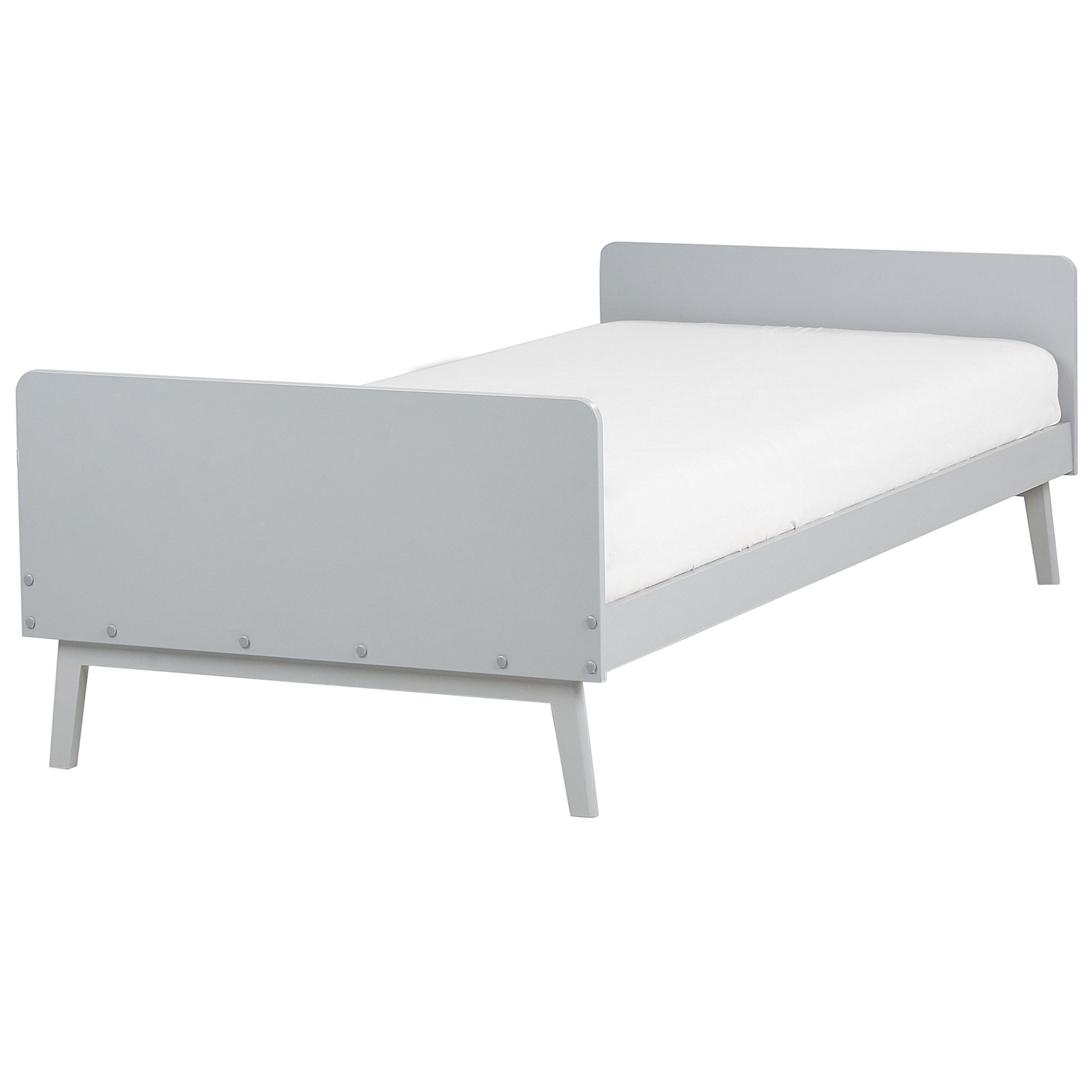 wohnli-moebel-suche-800001073232 Wohnli Möbelsuche - BETT mit Lattenrost 90x200 cm Grau Bonnac