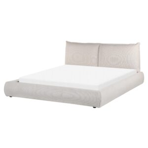 wohnli-moebel-suche-800001073247-1 POLSTERBETT mit Lattenrost 160x200 cm Beige Vinay Textil Beliani Möbel > Betten > Polsterbetten Beige