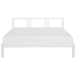 wohnli-moebel-suche-800001073248-1 BETT mit Lattenrost 180x200 cm Weiß Vannes Holz Beliani Möbel > Betten Weiß
