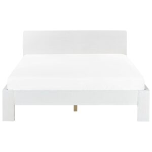 wohnli-moebel-suche-800001073252-1 BETT mit Lattenrost 140x200 cm Weiß Royan Holz Beliani Möbel > Betten Weiß