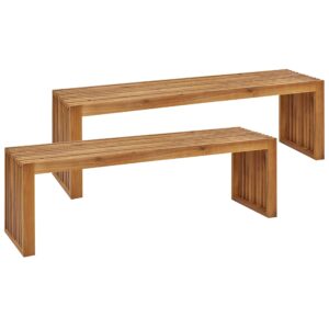 wohnli-moebel-suche-800001073253 Wohnli Möbelsuche - GARTENBÄNKE Heller Holzfarbton Sulzano