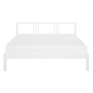 wohnli-moebel-suche-800001073265-1 BETT mit Lattenrost 140x200 cm Weiß Vannes Holz Beliani Möbel > Betten Weiß