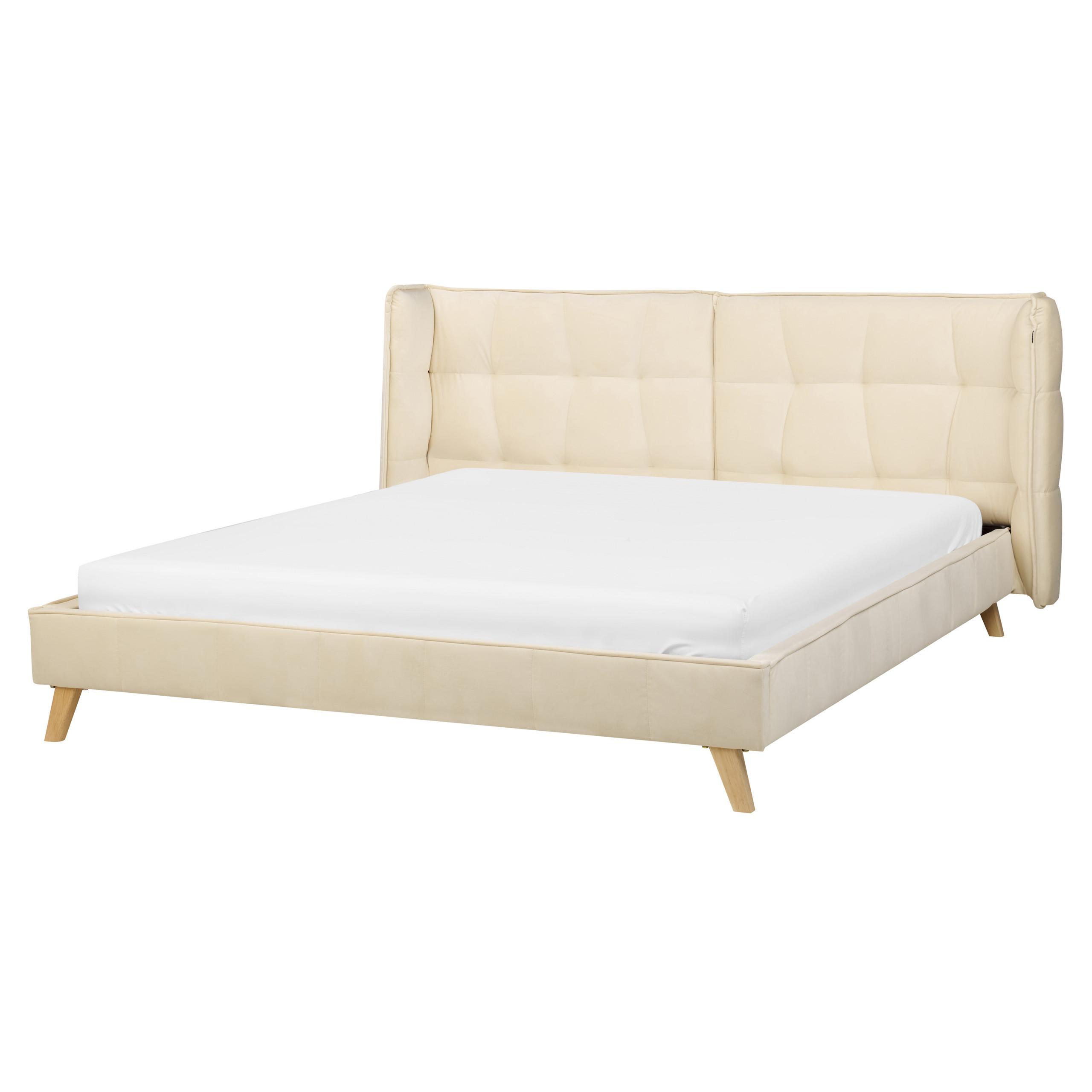 Wohnli Möbelsuche - POLSTERBETT mit Lattenrost 160x200 cm Beige Senlis