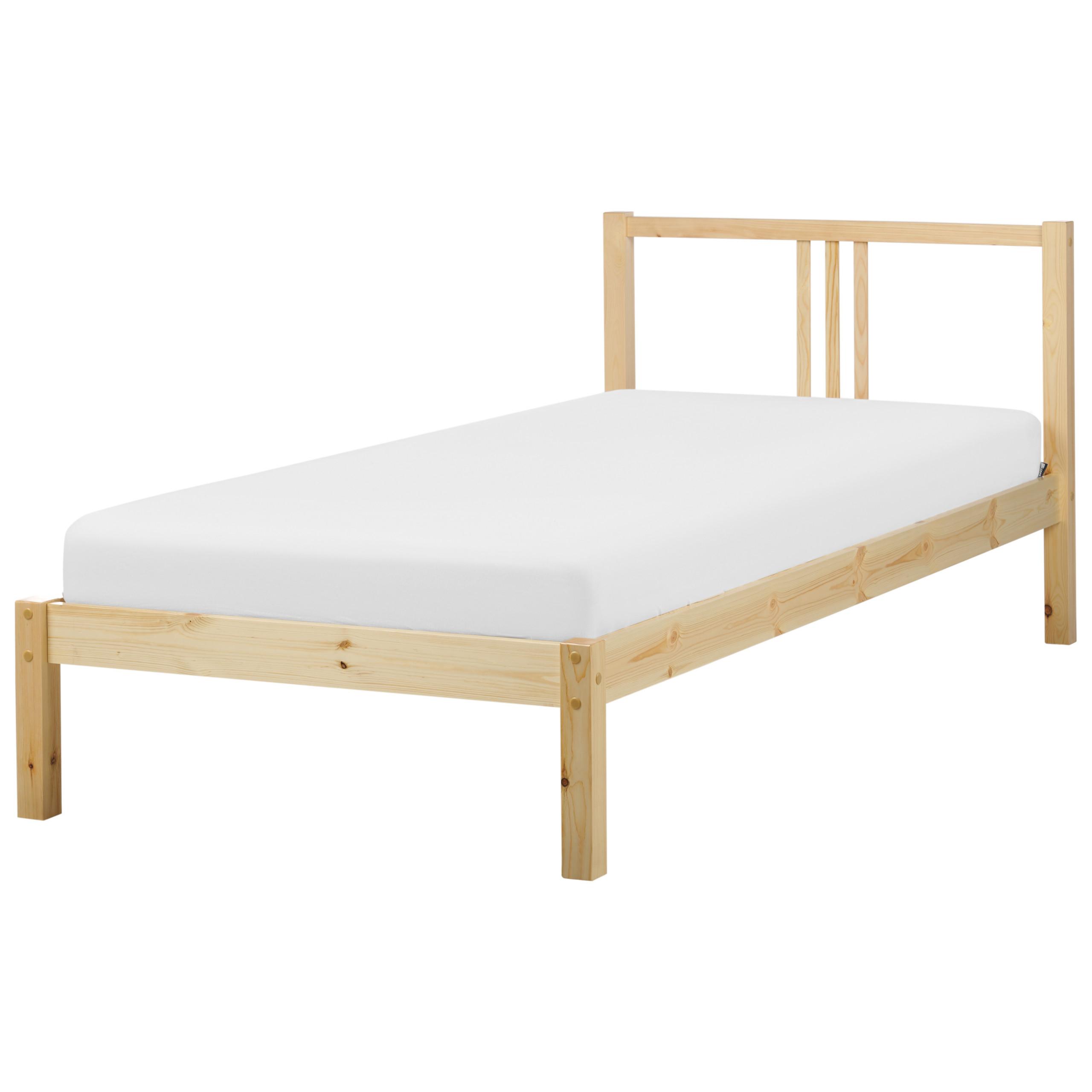wohnli-moebel-suche-800001073294 Wohnli Möbelsuche - BETT mit Lattenrost 90x200 cm Heller Holzfarbton Vannes