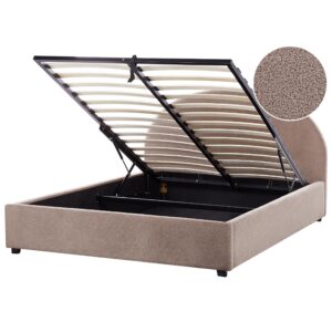 Wohnli Möbelsuche - BETT mit Stauraum 160x200 cm Beige Vaucluse