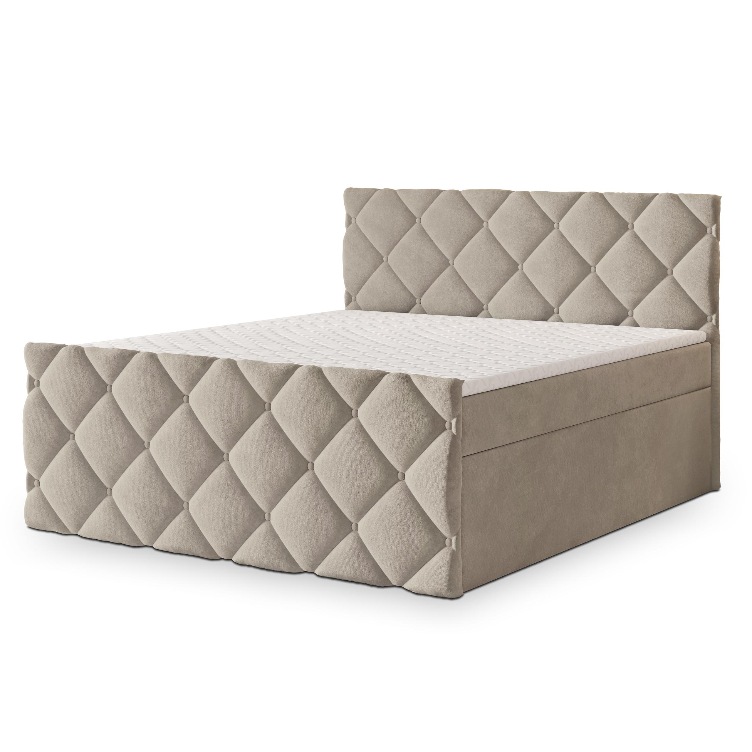 wohnli-moebel-suche-800001076767 Wohnli Möbelsuche - BOXBETT ROVARI 160x200 cm mit Matratze und Topper - Beige