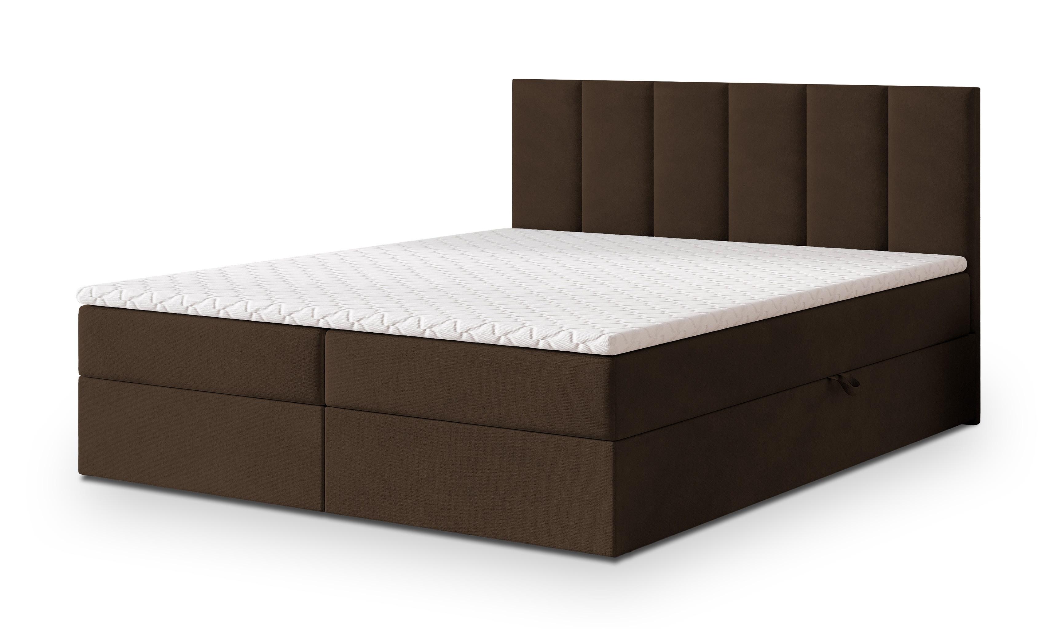 wohnli-moebel-suche-800001076781 Wohnli Möbelsuche - BOXBETT MERIL 180x200 cm mit Matratze und Topper - Braun