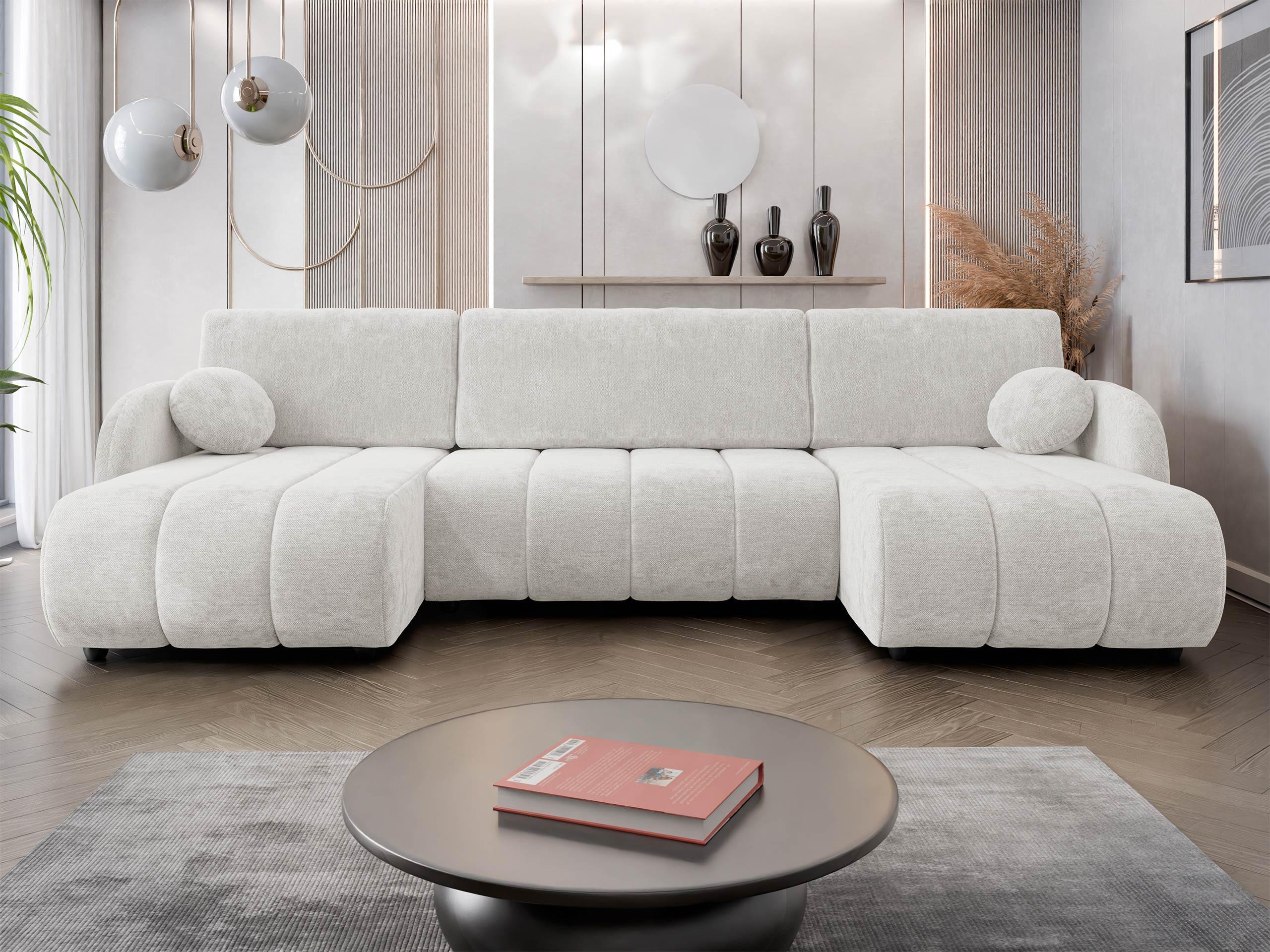 WOHNLANDSCHAFT Zara LC2rLC Textil MIRJAN24 Möbel > Sofas & Couches > Wohnlandschaften > Wohnlandschaften U-Form Braun