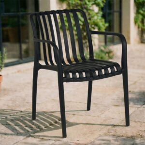 wohnli-moebel-suche-800001079058-1 GARTENSTÜHLE TULIPANO 6er-Set schwarz Textil IDIMEX Garten & Outdoor > Gartenmöbel > Gartenstühle Schwarz