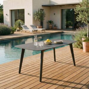 wohnli-moebel-suche-800001079061-1 GARTENTISCH MEZA anthrazit Metall, Metall IDIMEX Garten & Outdoor > Gartenmöbel > Gartentische Anthrazit