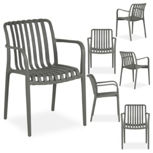 wohnli-moebel-suche-800001079075 Wohnli Möbelsuche - GARTENSTÜHLE TULIPANO 6er-Set grau