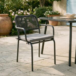 wohnli-moebel-suche-800001079098-1 GARTENSTÜHLE VOLONTE 6er-Set grau Textil IDIMEX Garten & Outdoor > Gartenmöbel > Gartenstühle Grau