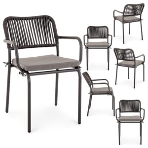wohnli-moebel-suche-800001079098 Wohnli Möbelsuche - GARTENSTÜHLE VOLONTE 6er-Set grau