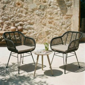 wohnli-moebel-suche-800001079104-1 GARTENSTUHL PARAMO 2er-Set schwarz Metall, Textil IDIMEX Garten & Outdoor > Gartenmöbel > Gartenstühle Schwarz
