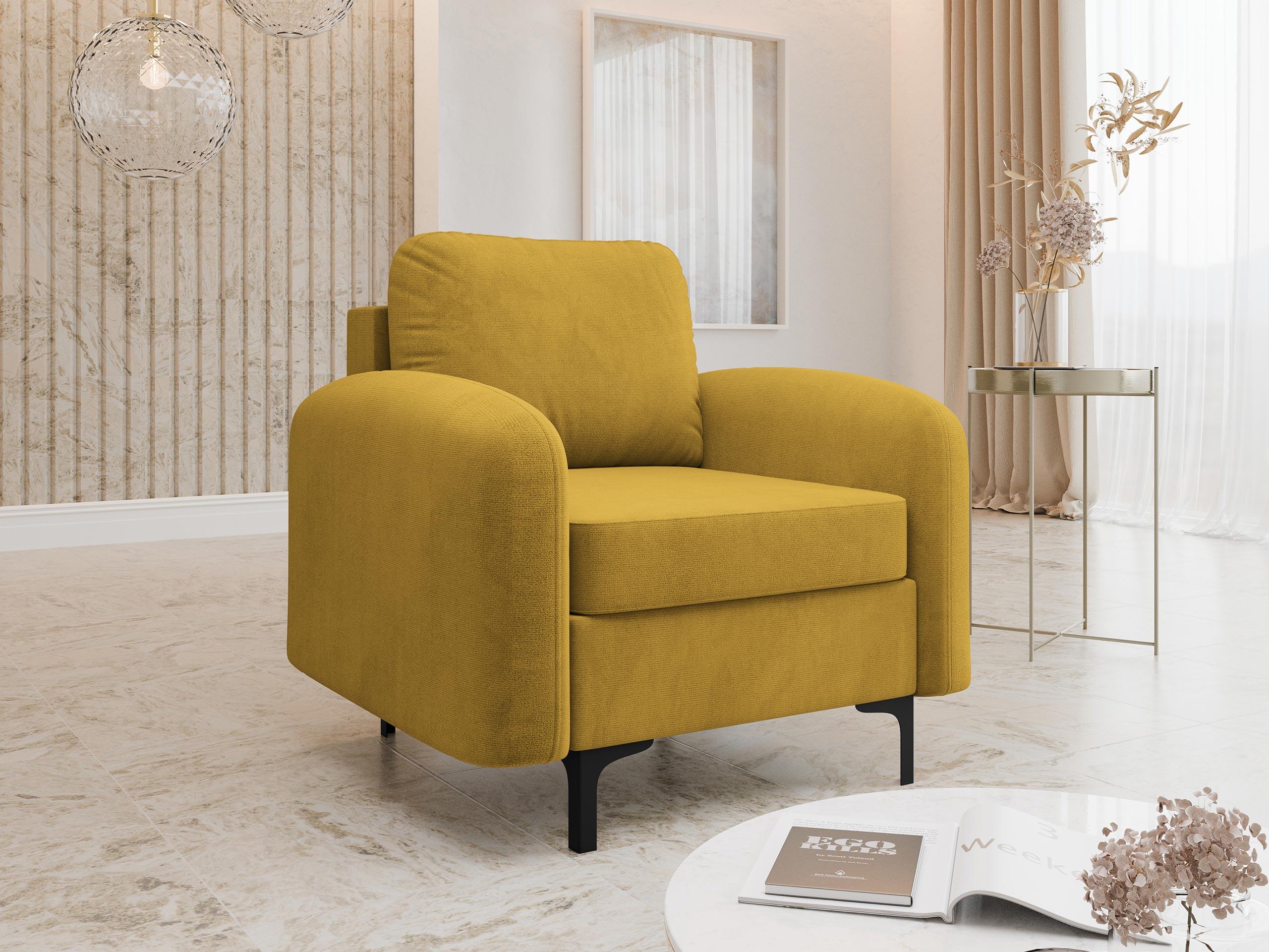 SESSEL Venice Textil MIRJAN24 Möbel > Sessel > Polstersessel Braun