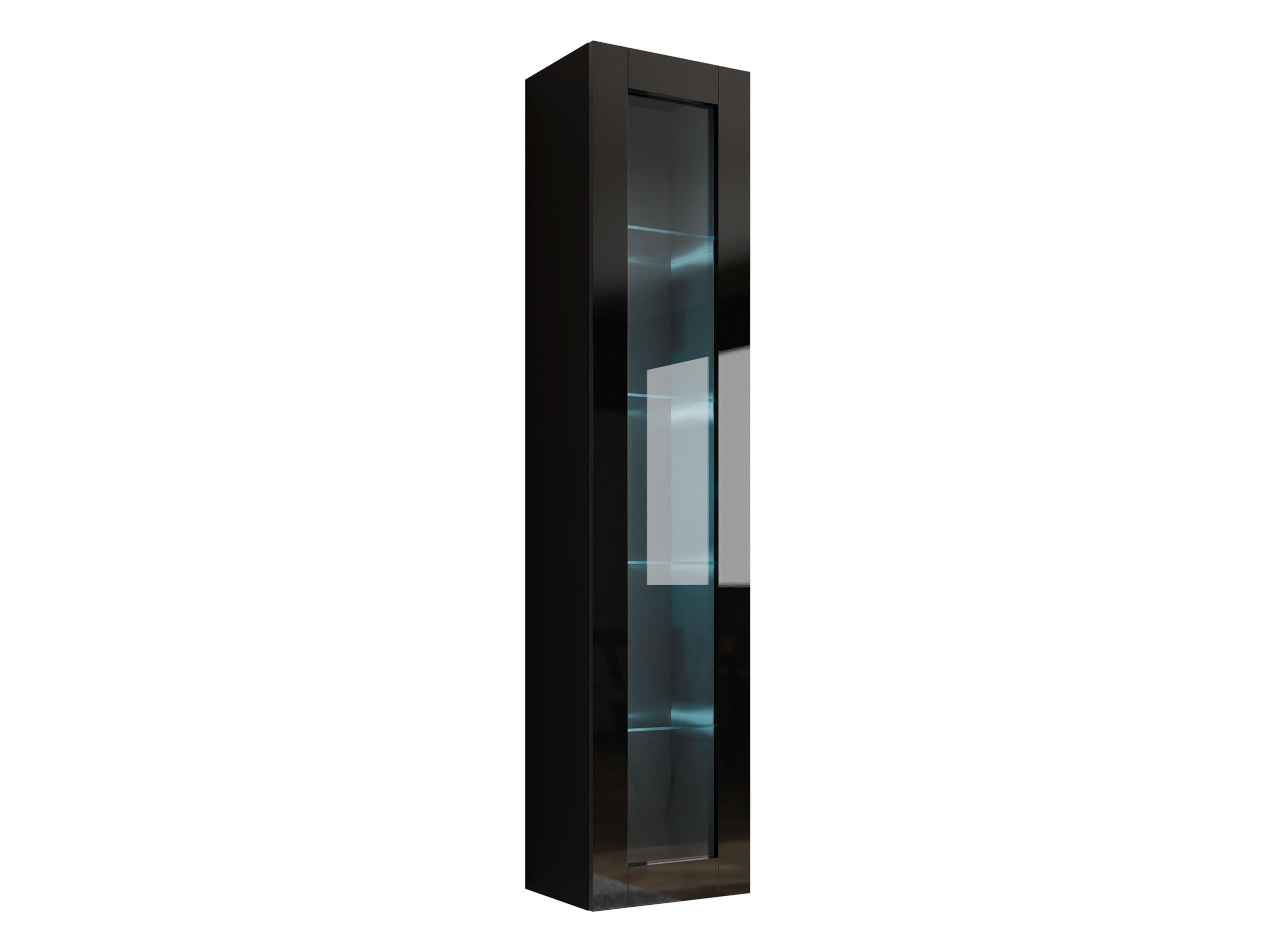 wohnli-moebel-suche-800001080111 Wohnli Möbelsuche - HÄNGEVITRINE 180 Vigo Glas mit RGB LED Beleuchtung