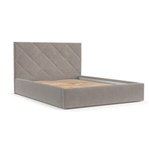 Wohnli Möbelsuche - POLSTERBETT Torno 160/200 cm Graubraun im Asti Stoff